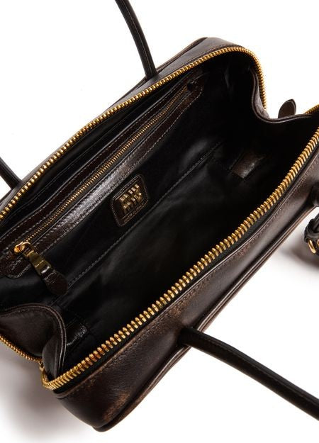 MIU MIU Beau small aged nappa leather bag - Image 4