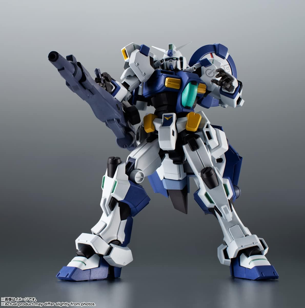 BANDAI SPIRITS ROBOT Spirits Side MS Mobile Suit Gundam 0083 with Phantom Bullet RX-78GP00 Gundam Prototype Unit 0 Blossom Version, A.N.I.M.E. Approx. 4.9 inches (125 mm), PVC & ABS Pre-painted Action