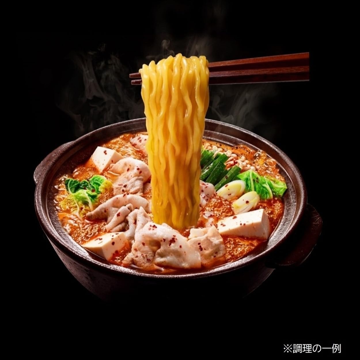 Lao Oh Noodles for Pots, Thick, 2 Servings Pack x 9 Packs [Nissin Foods Instant Noodles, Easy to Buy Boxes, For Use with Pot Seasons)