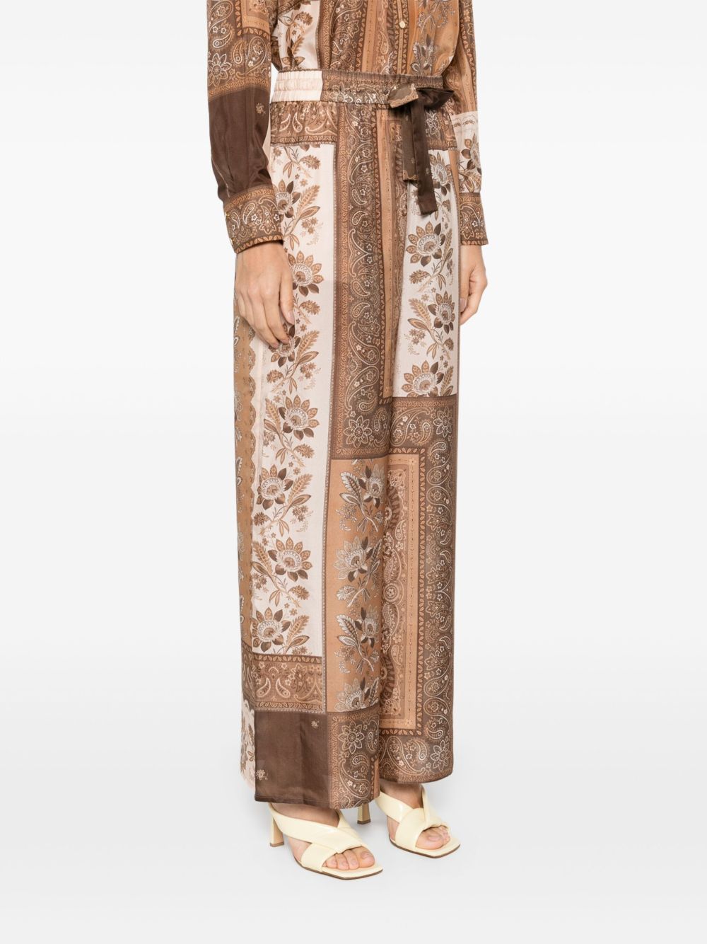 Zimmermann ジマーマンラッキープリントシルクズボン - Image 4