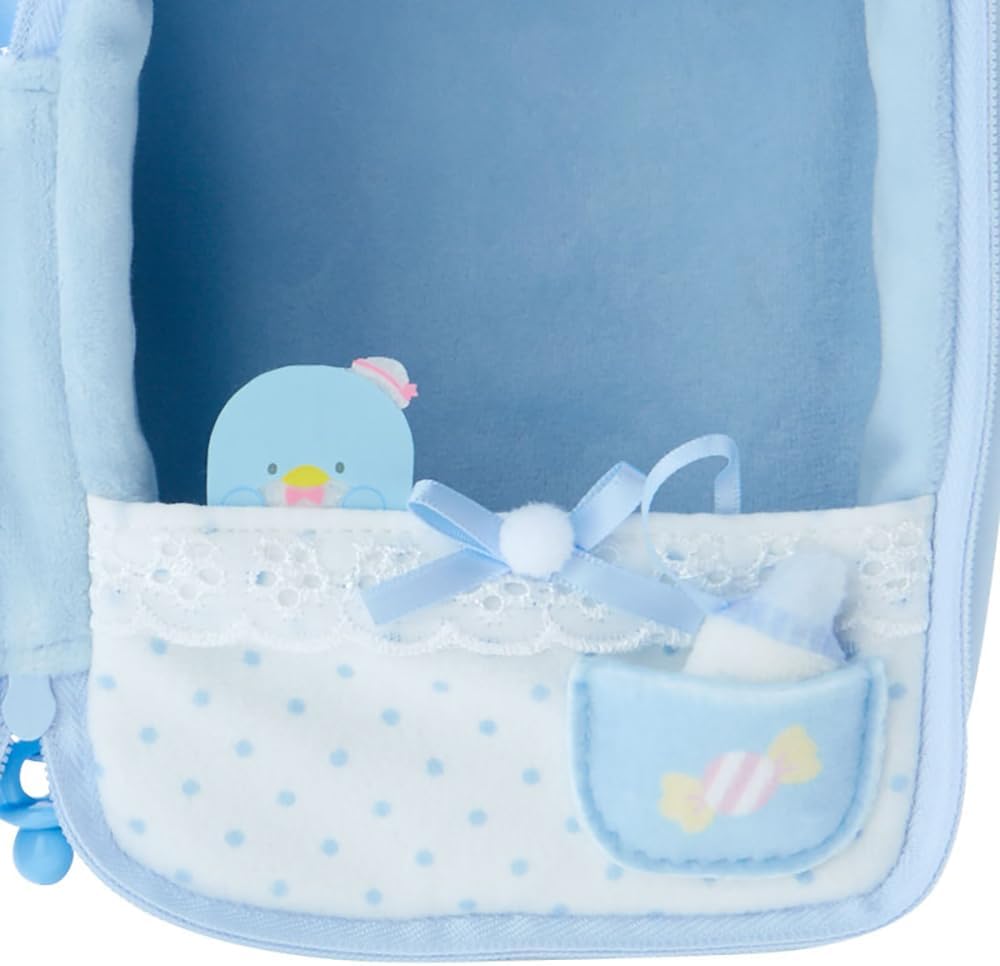 Sanrio 186104 Tuxedo Sam Plush Pouch Enjoyment Idol, Baby Taxisam, 6.1 x 4.7 x 3.5 inches (15.5 x 12 x 9 cm), Character