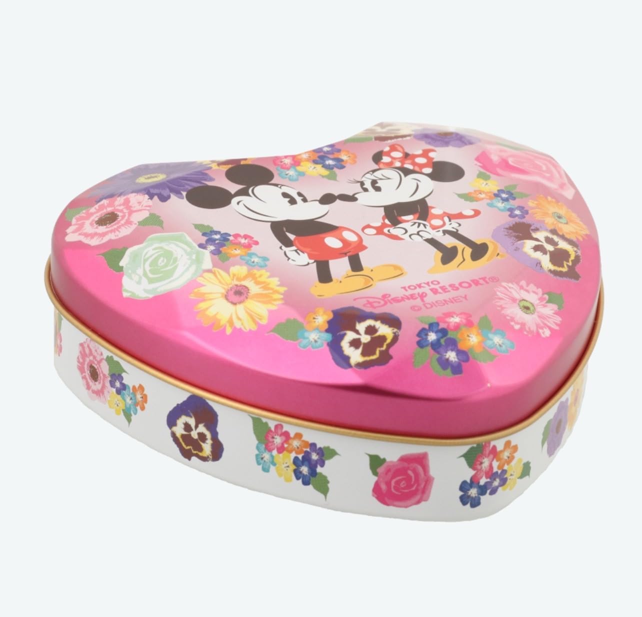 Mickey Mouse Minnie Mouse Chocolate with Heart Canned Disney Popular Candy Souvenir Present Disney Goods (1 Piece)