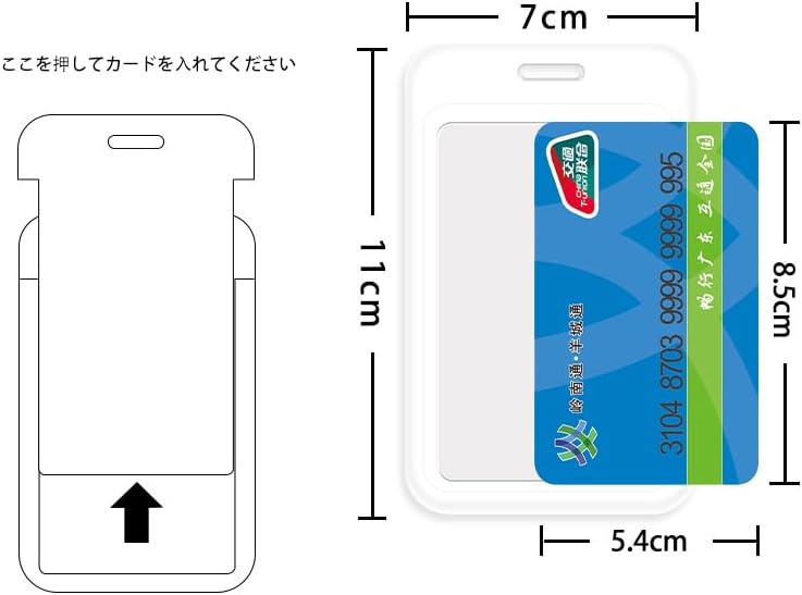 Evangelion Evangelion EVA NERV ID Card Holder, Thin, Multifunctional, Card Case, Employee ID IC Card Case, Student Badge Case, Bank Card Storage, Convenient for Work or School, Christmas Gift, Cute
