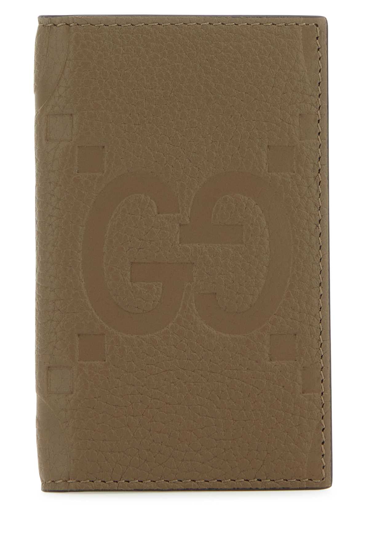 Gucci グッチ カーキ レザー カード ホルダー - Image 4