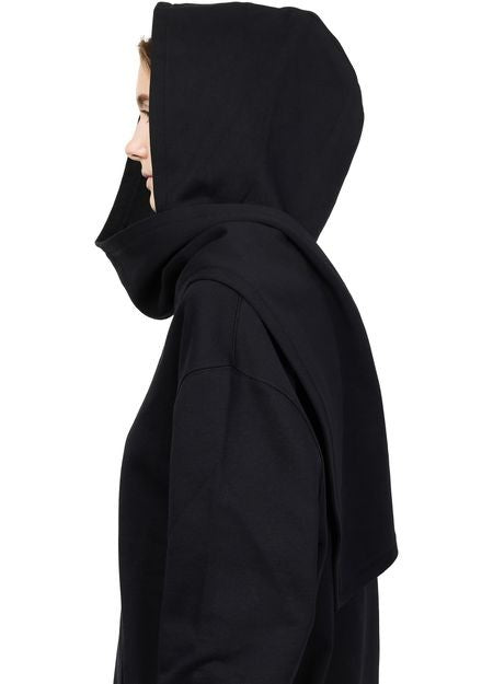 COURREGES Scarf embroidered hoodie - Image 4
