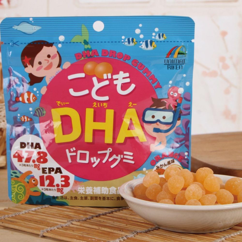 Unimat Riken Children's DHA Drop Gummies, 90 pieces