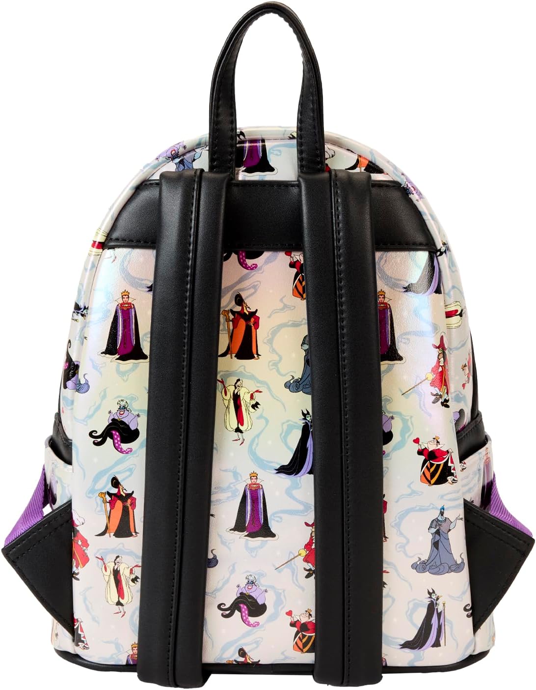 Loungefly Mini mochila iridiscente de villanos de Disney
