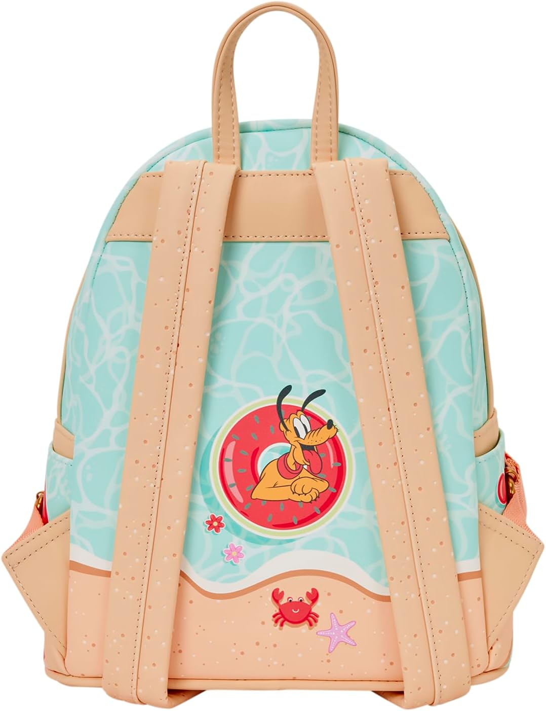 Loungefly Disney: Mickey y Minnie - Correas de hombro ajustables - Mini mochila divertida de playa - Ideal para niños y adultos - Bolsas coleccionables