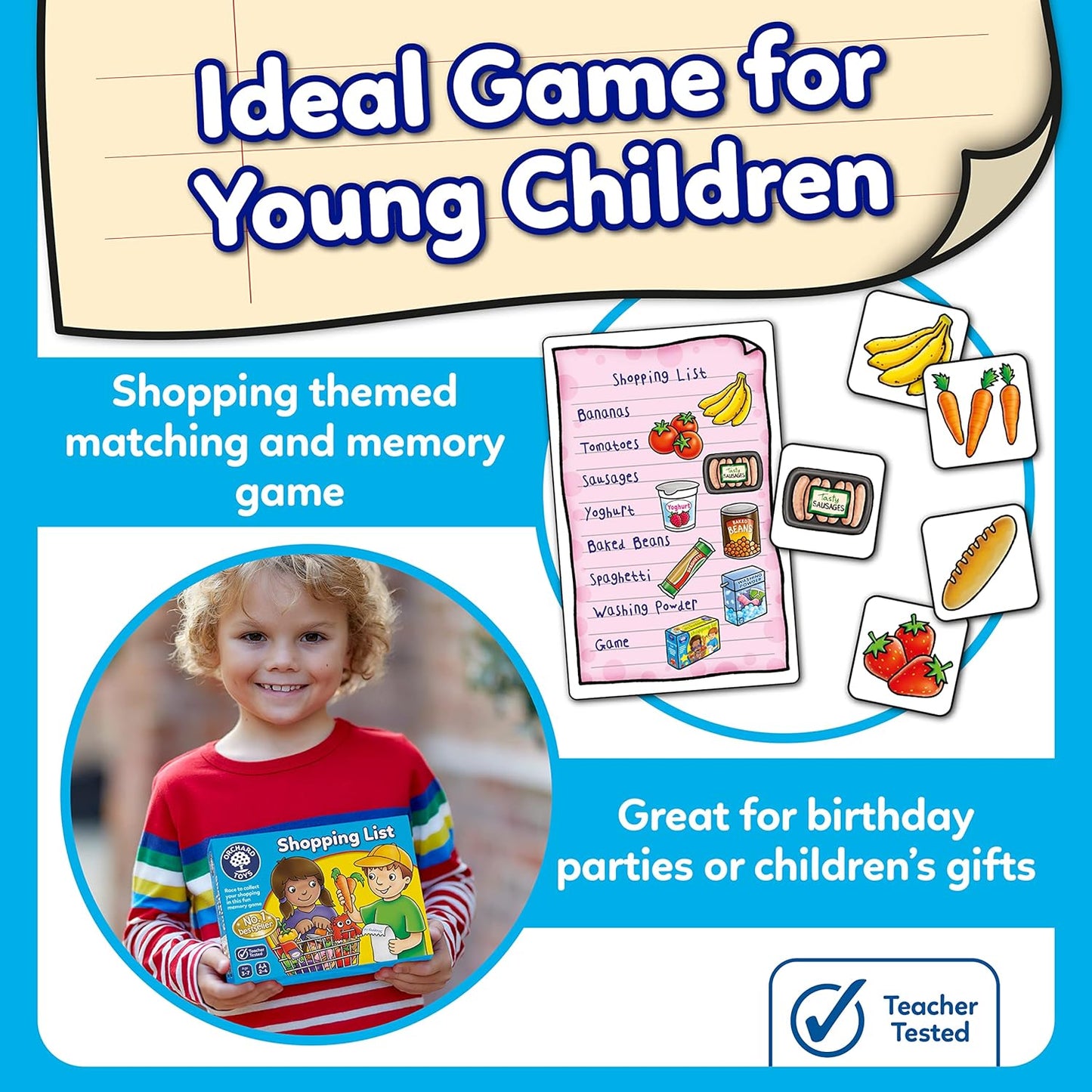 ORCHARD TOYS OCFL03 Shopping List for Ages 3 and Up