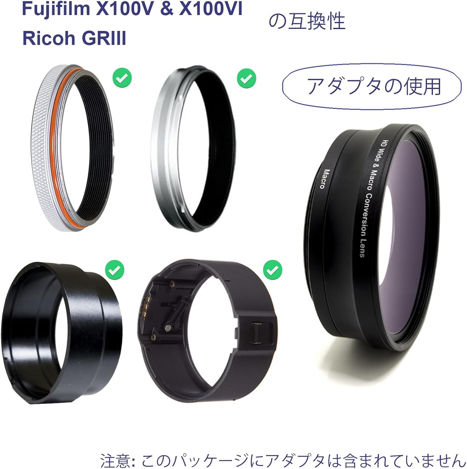 FotoZ Professional HD 49mm 0.75x Wide Angle Conversion Lens (Macro Part) for Canon EOS M6 M50 Mark II M100 M200 R50 R100 EF-M 15-45mm RF-S 18-45mm Lens Kit