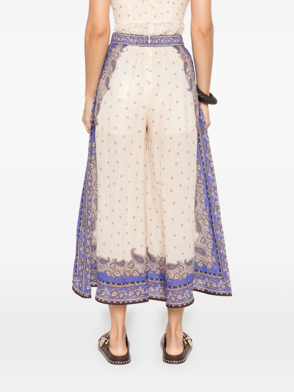 Zimmermann ZIMMERMANN MAXINE WIDE LEG PRINTEDズボン - Image 4