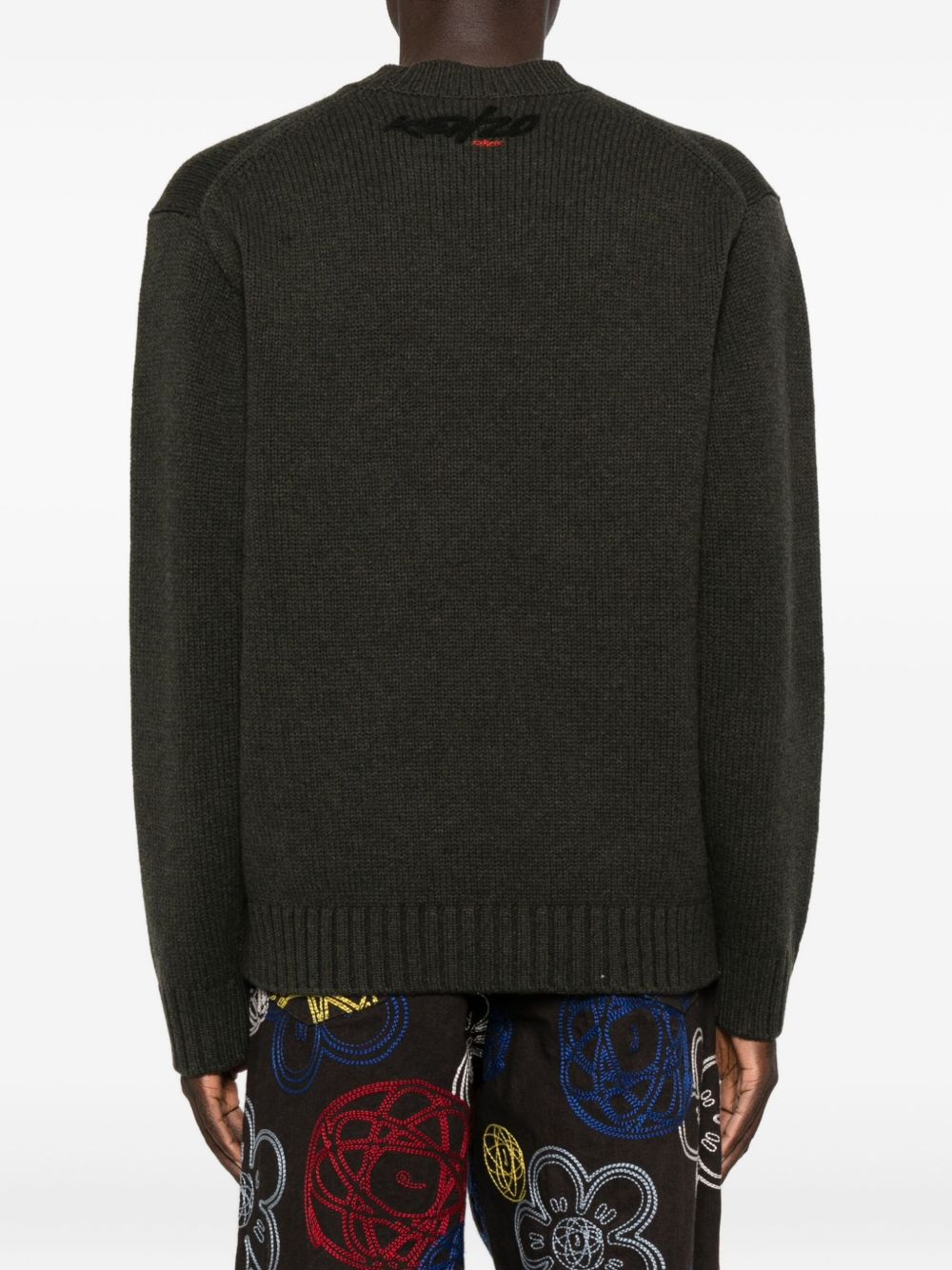 Kenzo Kenzo Futura Wool Crewneck Jumpers - Image 4