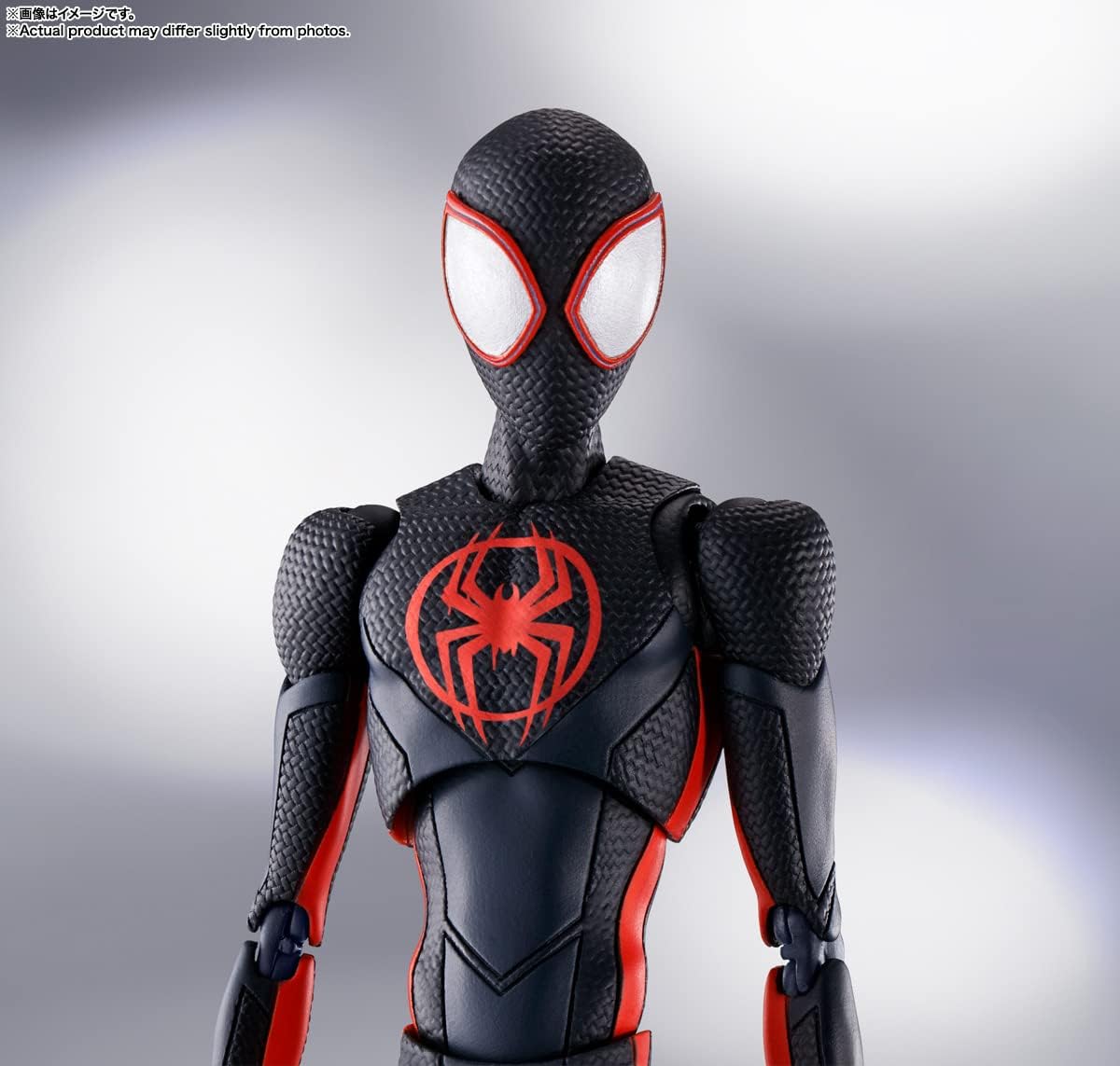 BANDAI SPIRITS S.H. Figuarts Spider-Man: Across the Spider-Bath, Spider-Man (Miles Morales), Approx. 6.1 inches (155 mm), ABS & PVC, Pre-painted Action Figure BAS63989