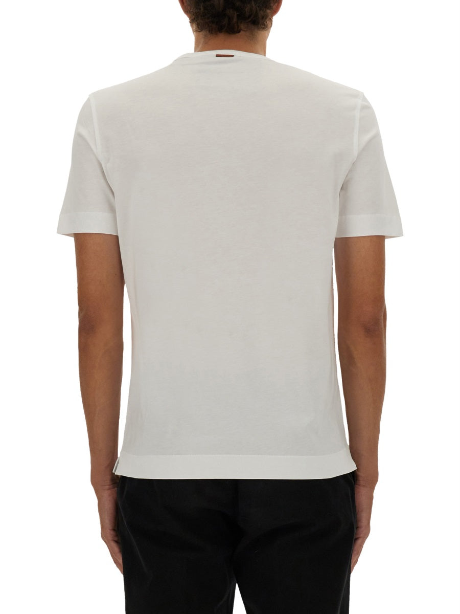 Zegna ロゴ付きのゼンナTシャツ - Image 4