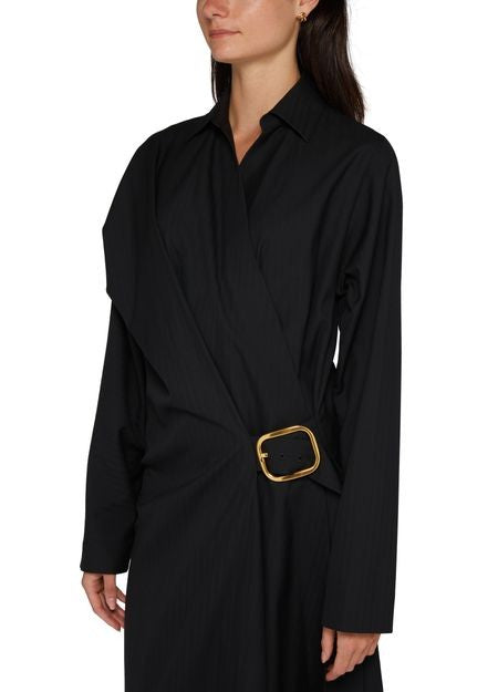 LOEWE ウール製 ベルト付きワンピース - Image 4