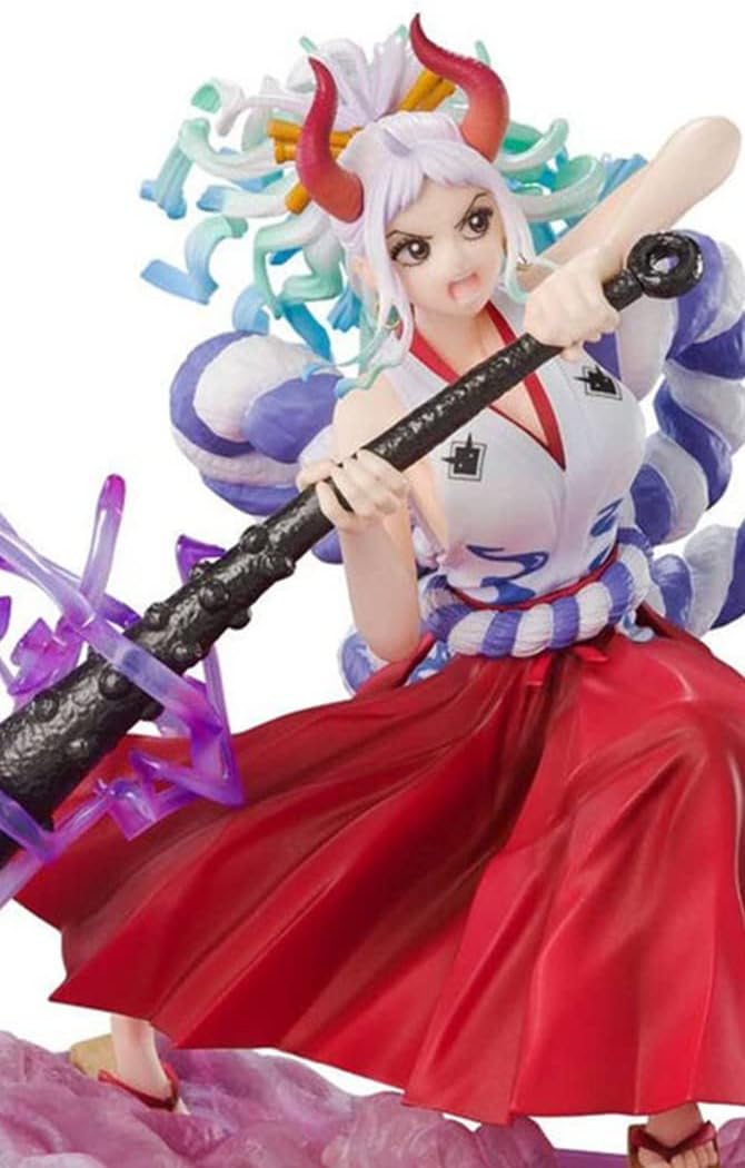 Figuarts Zero One Piece Extra BATTLE BAS62135 Yamato - Thunderring Bagua, Approx. 6.3 inches (160 mm), ABS & PVC, Pre-painted Complete Figure