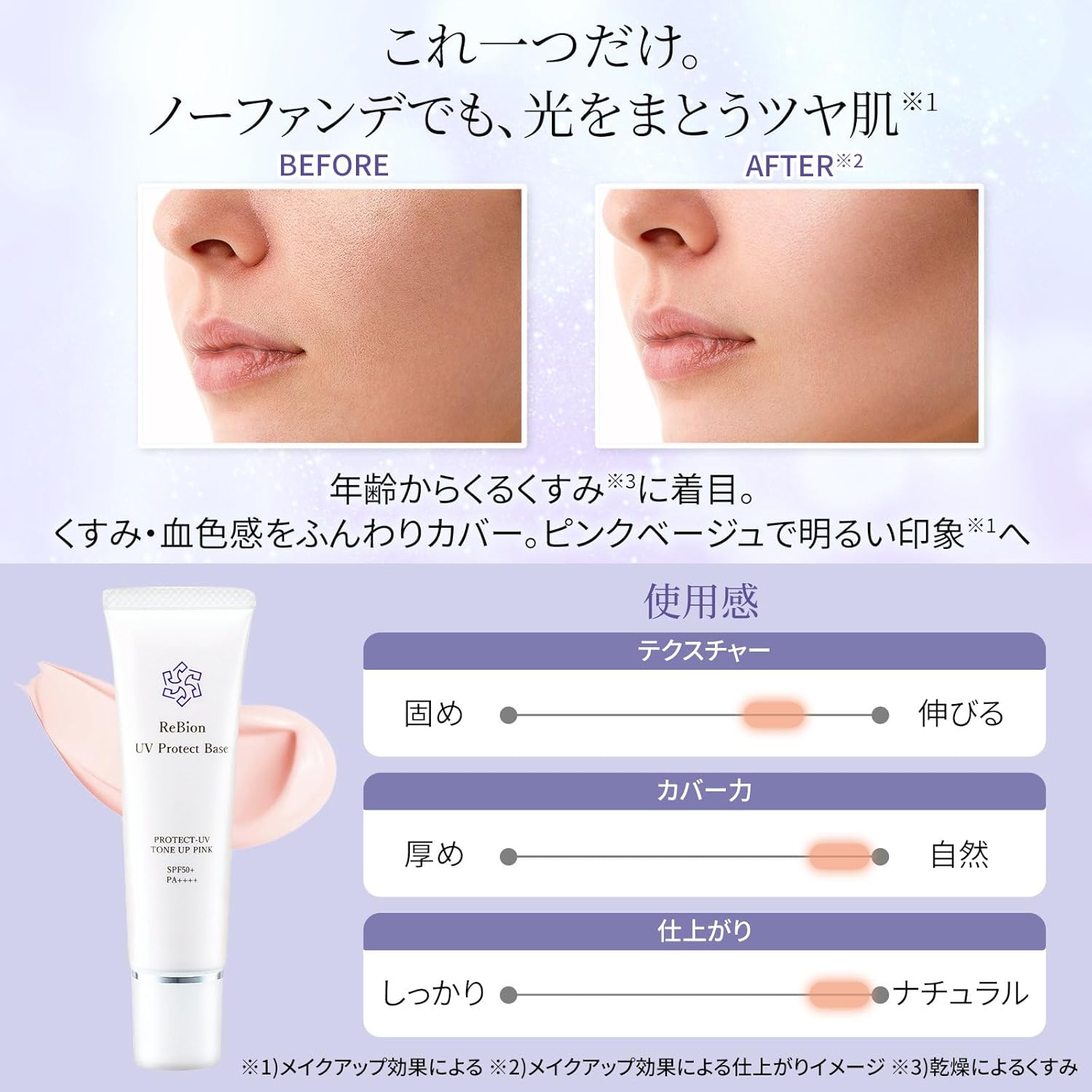 Livion UV Protection Base Sunscreen Makeup Base Tone Up SPF 50+ PA++++ Human Stem Cell Exosomes Niacinamide Glutathione Sensitive Skin Pink 30g [Official]