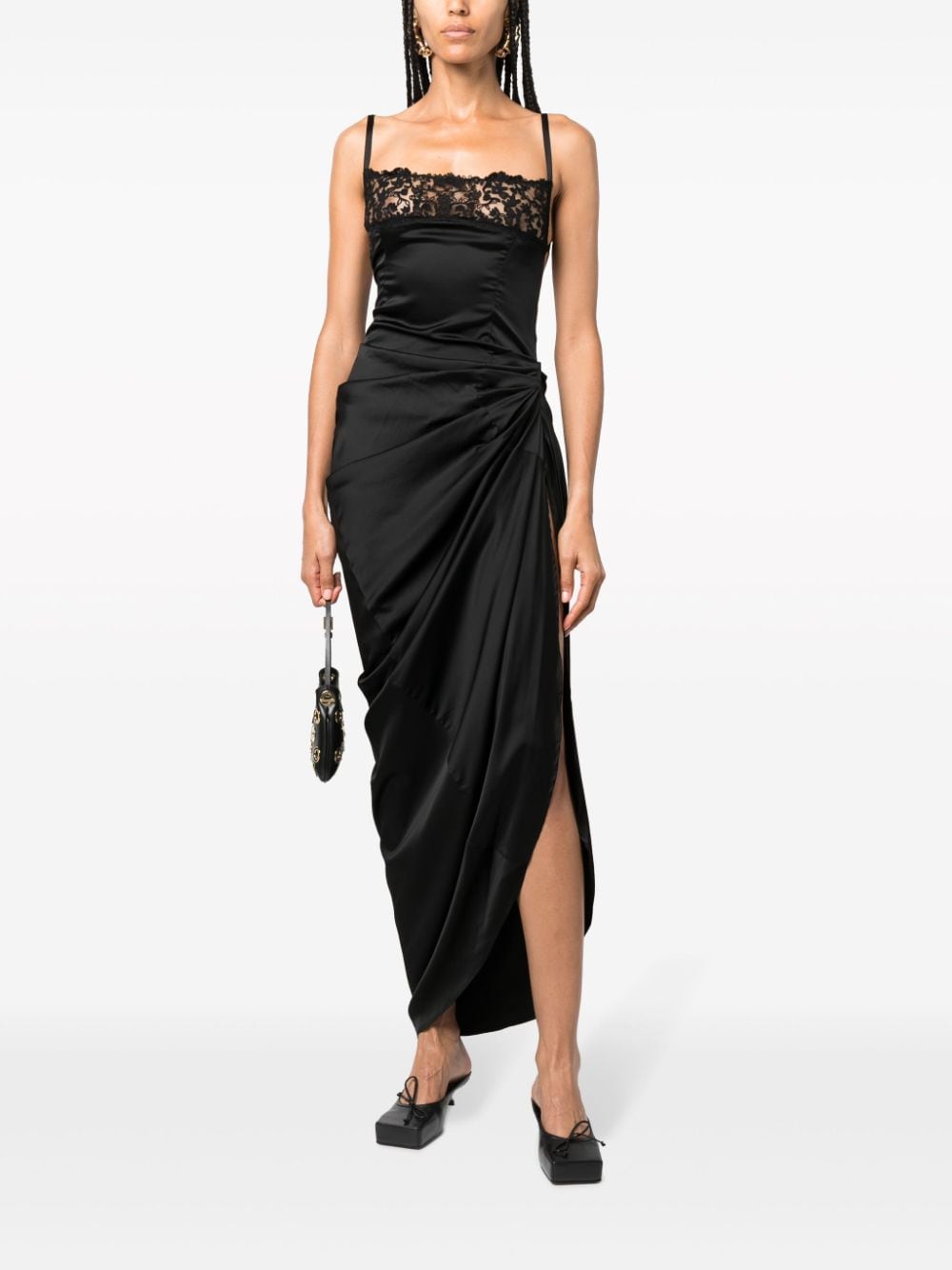 Jacquemus Jacquemus La Saudade Longue Brodée Dress - Image 4