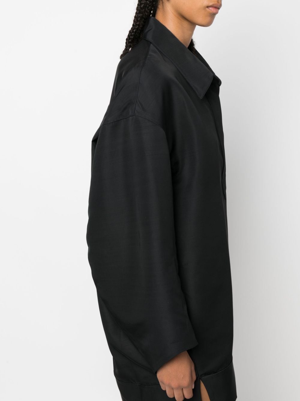 Khaite カイトウールブレンドショートドレス - Image 4