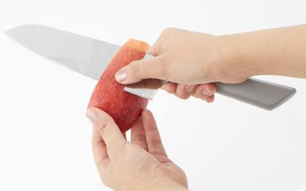 Tafuco Z-2358 Knife, Perforated Santoku Knife, 6.5 inches (165 mm), Molybdenum Steel, Shelby