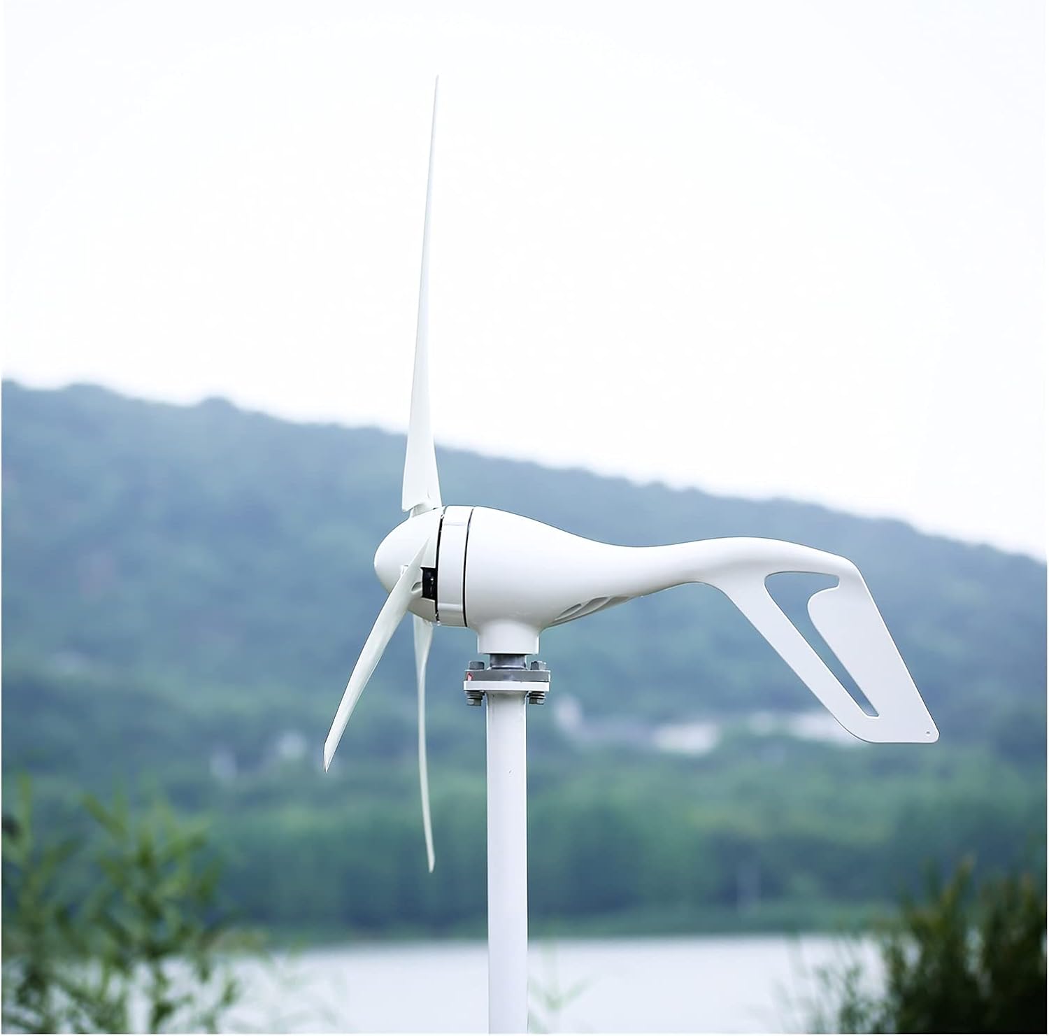 400W AC12 24V 5枚羽根風力発電機(色:3枚羽根仕様:アドバンストコントローラー)