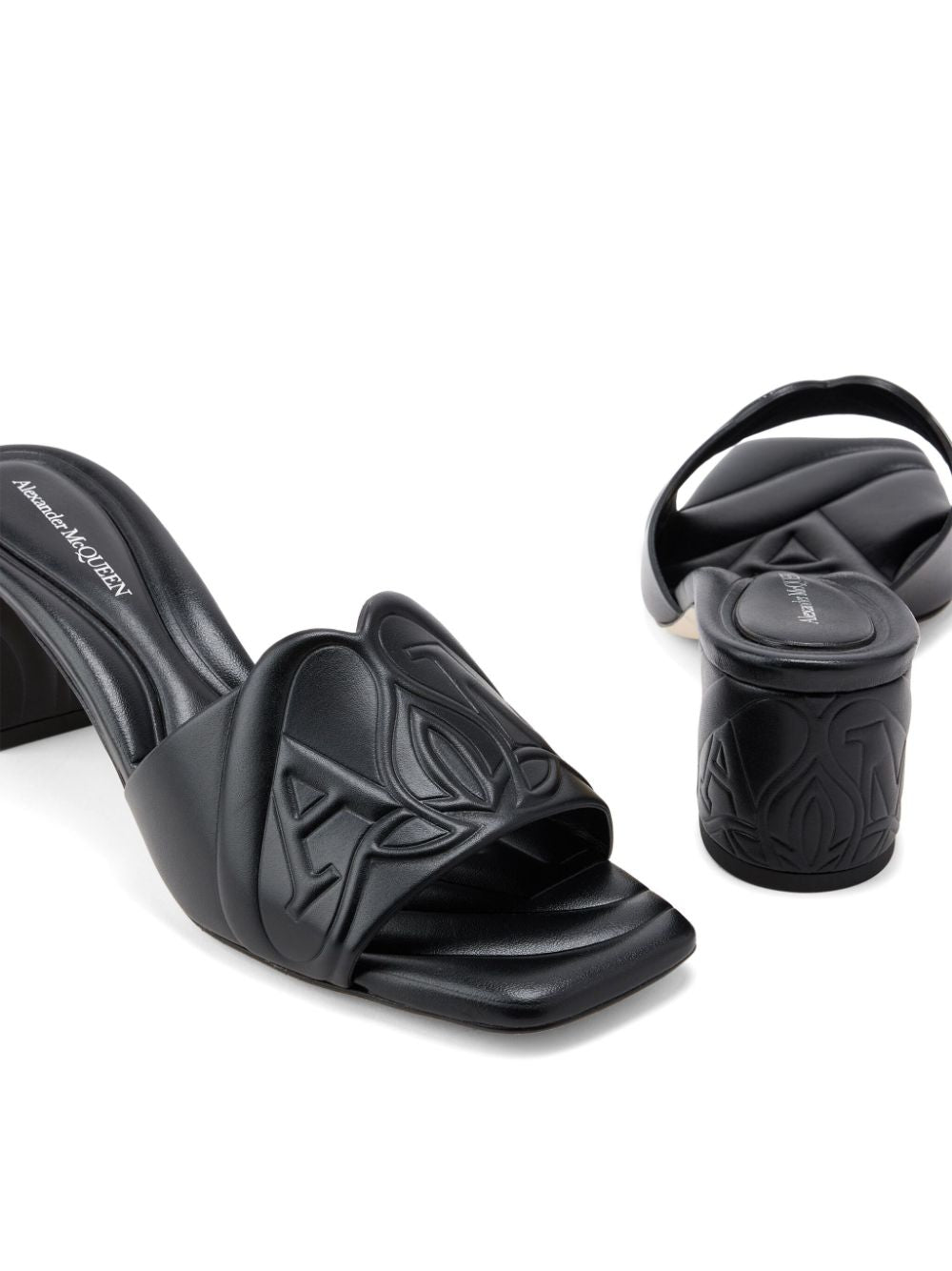 Alexander McQueen アレクサンダーMCクイーンシールレザーサンダル - Image 4