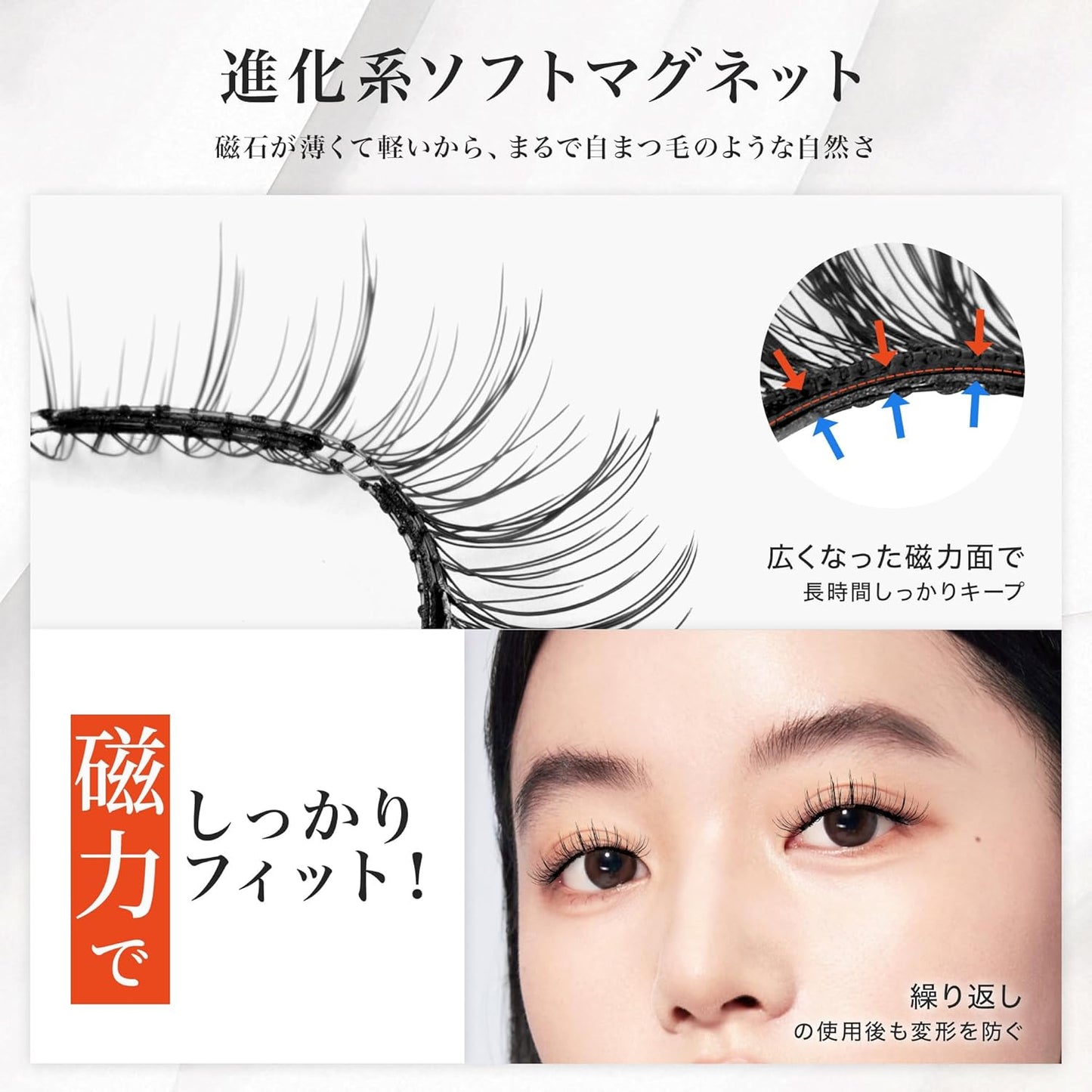 LASHVIEW Upgrade Magnetic Eyelashes with Applicator Reusable Soft Magnetic Eyelashes Natural Look No Glue Magnetic Eyelashes Magnetic Eyelashes Kit Easy to Install and Remove (L01-X)
