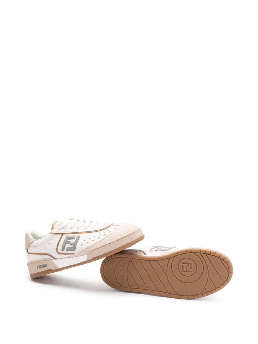 Fendi フェンディフェンディマッチレザースニーカー - Image 4