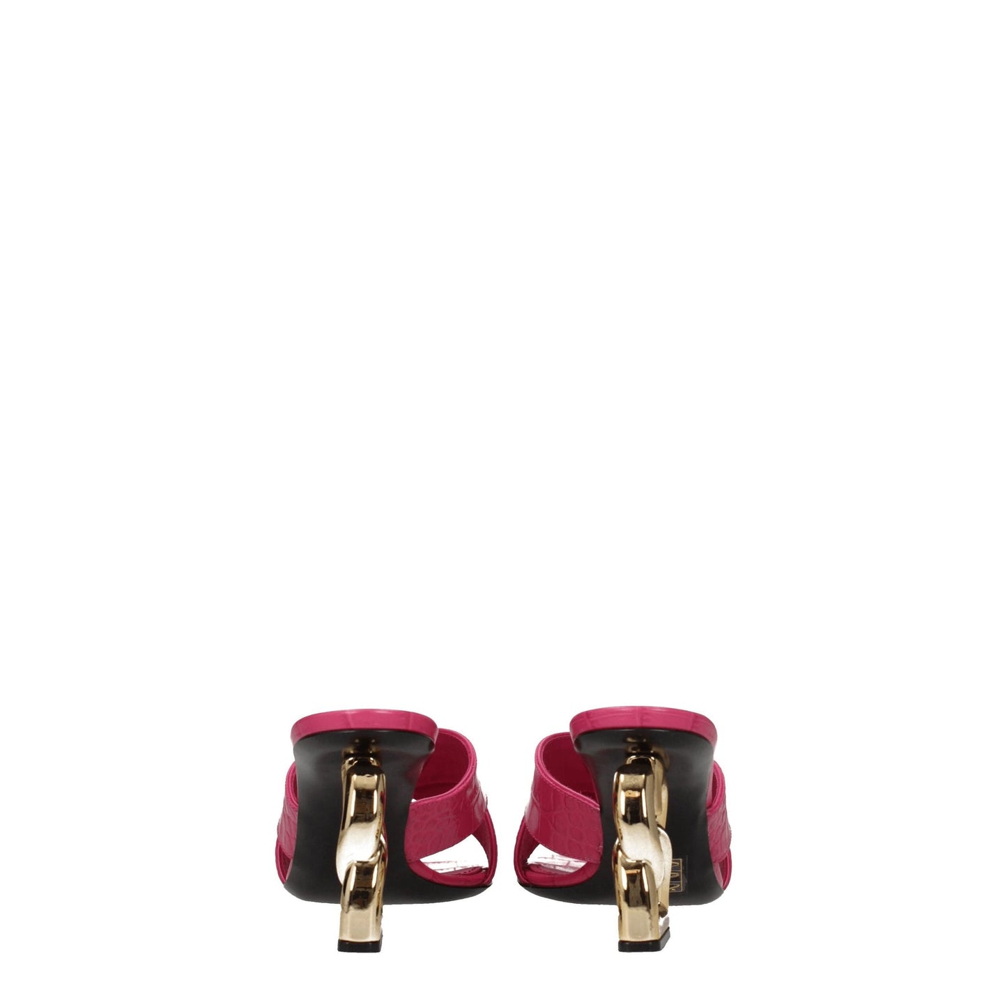Dolce  Gabbana Dolce＆Gabbana Sandals Women Leather Pink/Cyclamen - Image 4