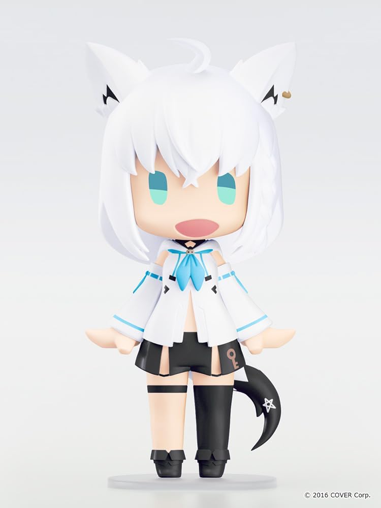 HELLO! GOOD SMILE HORO LIVE Fubuki Shirakami Non-Scale Plastic Pre-painted Action Figure