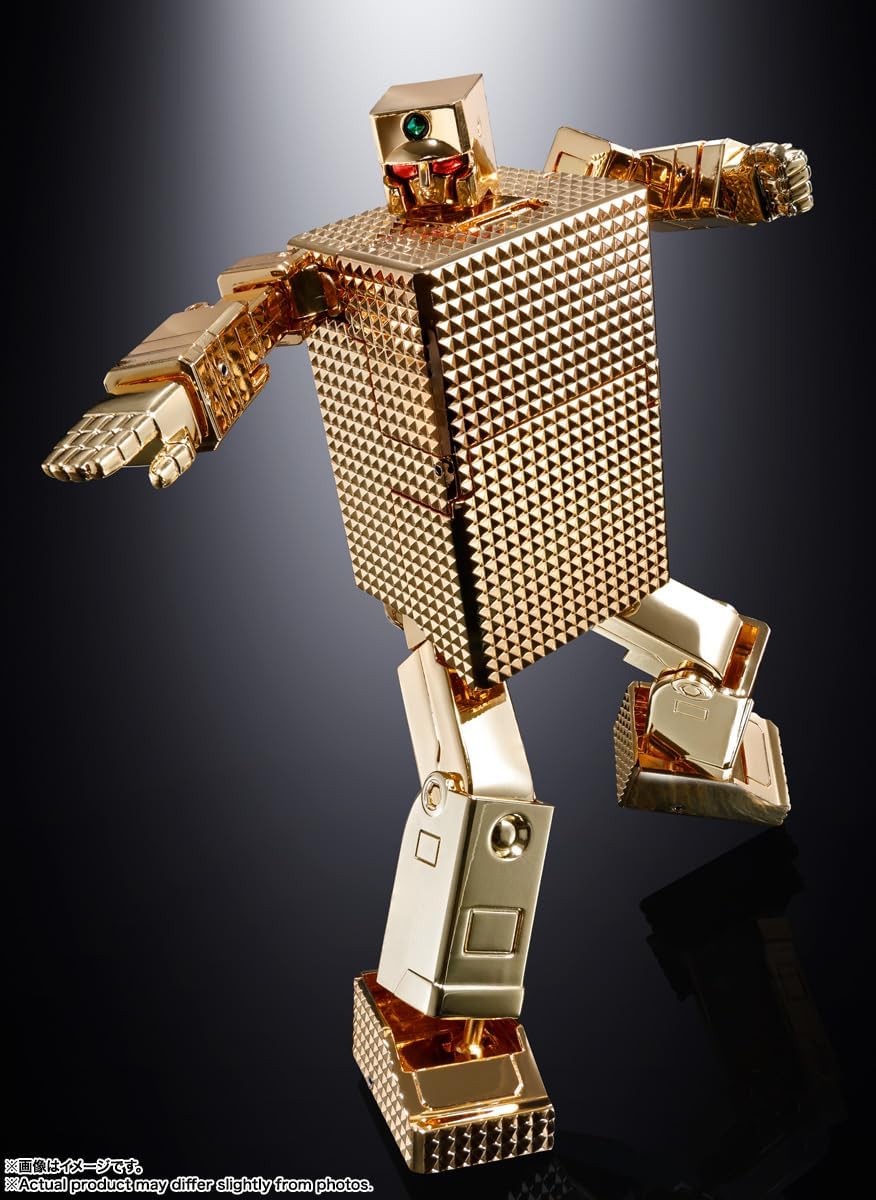 Tamashi Nations Soul of Chogokin GX-32SP Golden Warrior Gold Lightan Chookin 50th Version, Approx. 5.1 inches (130 mm), PVC, ABS & Diecast, Pre-painted Action Figure