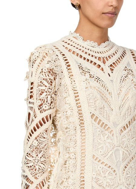 ZIMMERMANN Illuminate Cornelli mini dress - Image 4