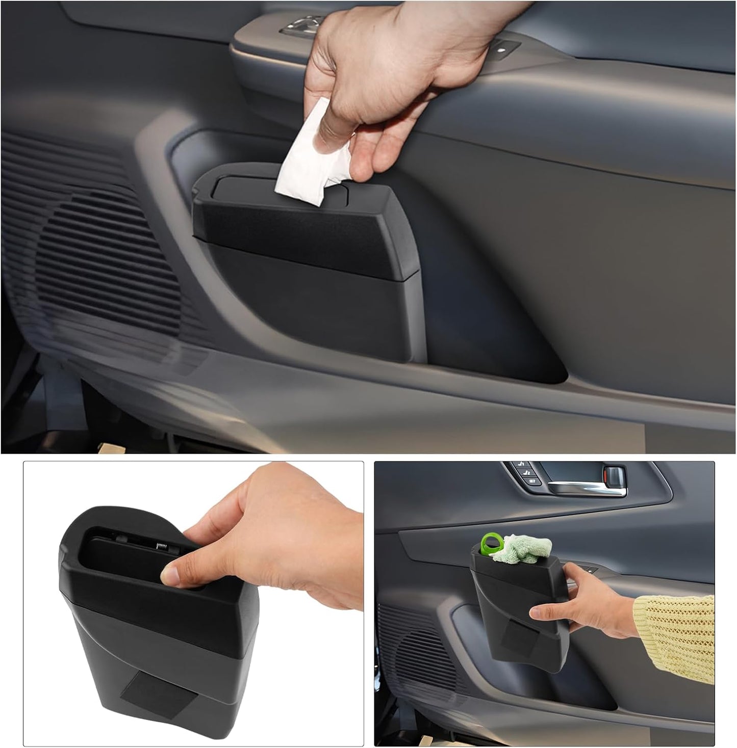 BIXUAN Toyota Prius 60 Series ZVW60/MXWH60 Model 5th Generation 2023+ Car Trash Can Prius 60 Series Door Pocket, For Vehicle Specific Vehicles, 60 Series Prius, Car Trash Can, Prius 60 Trash Bin, Side