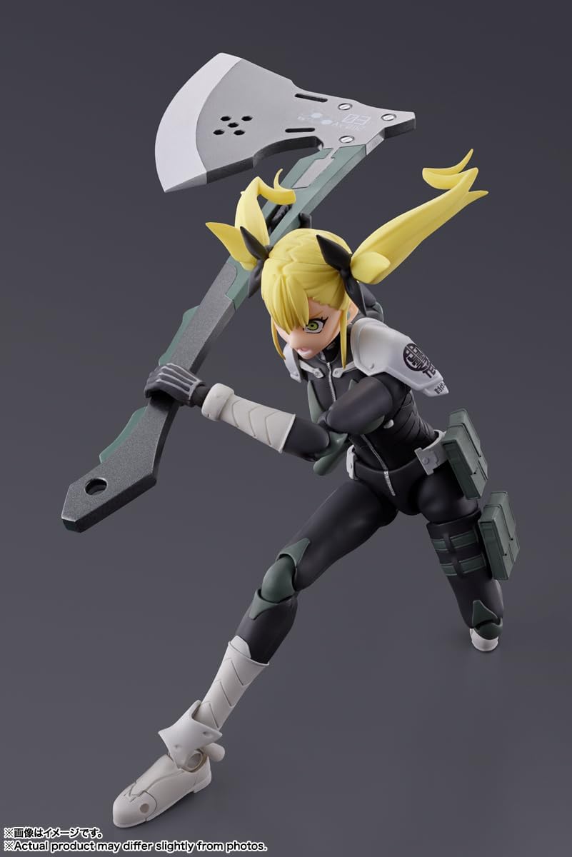 BANDAI SPIRITS S.H. Figuarts Kaiju No. 8 Kikoru Shinomiya, Approx. 5.1 inches (130 mm), ABS & PVC Pre-painted Action Figure