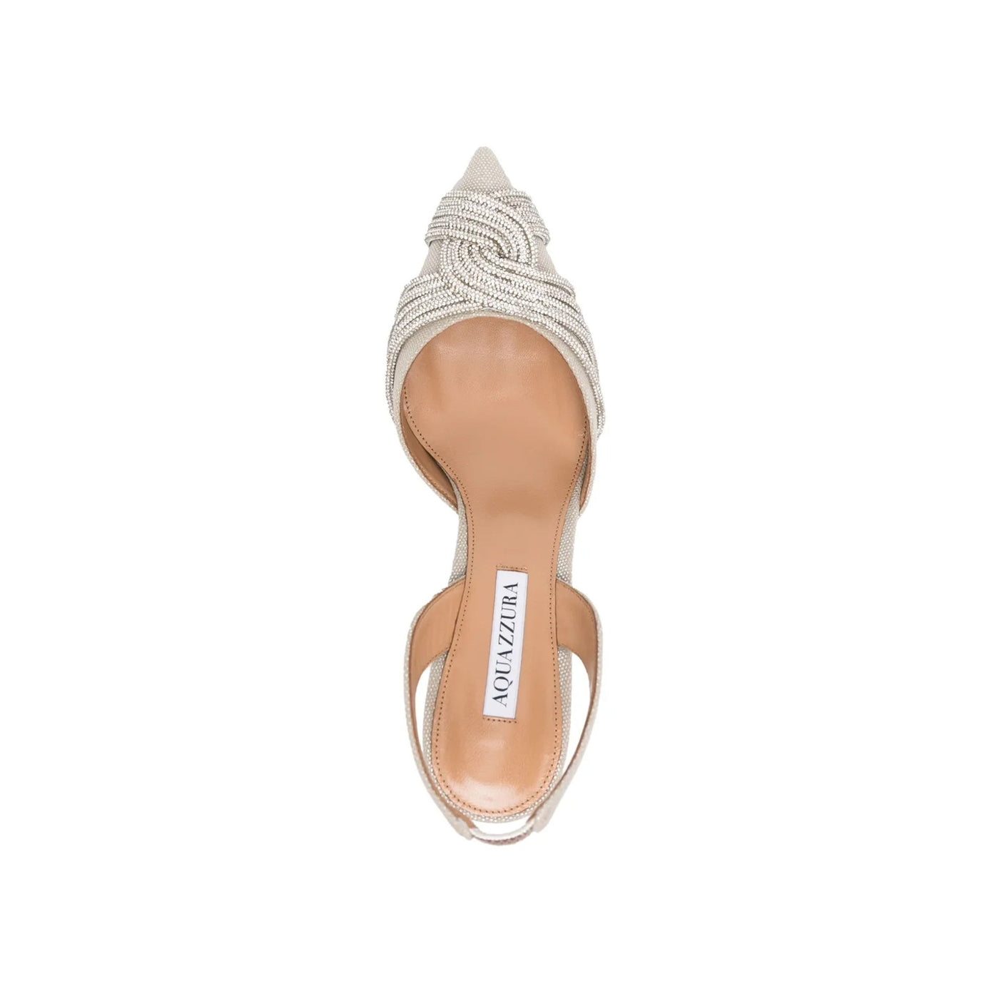 Aquazzura Aquazzura Gatsby 85mm Crystal Embellished Pumps - Image 4