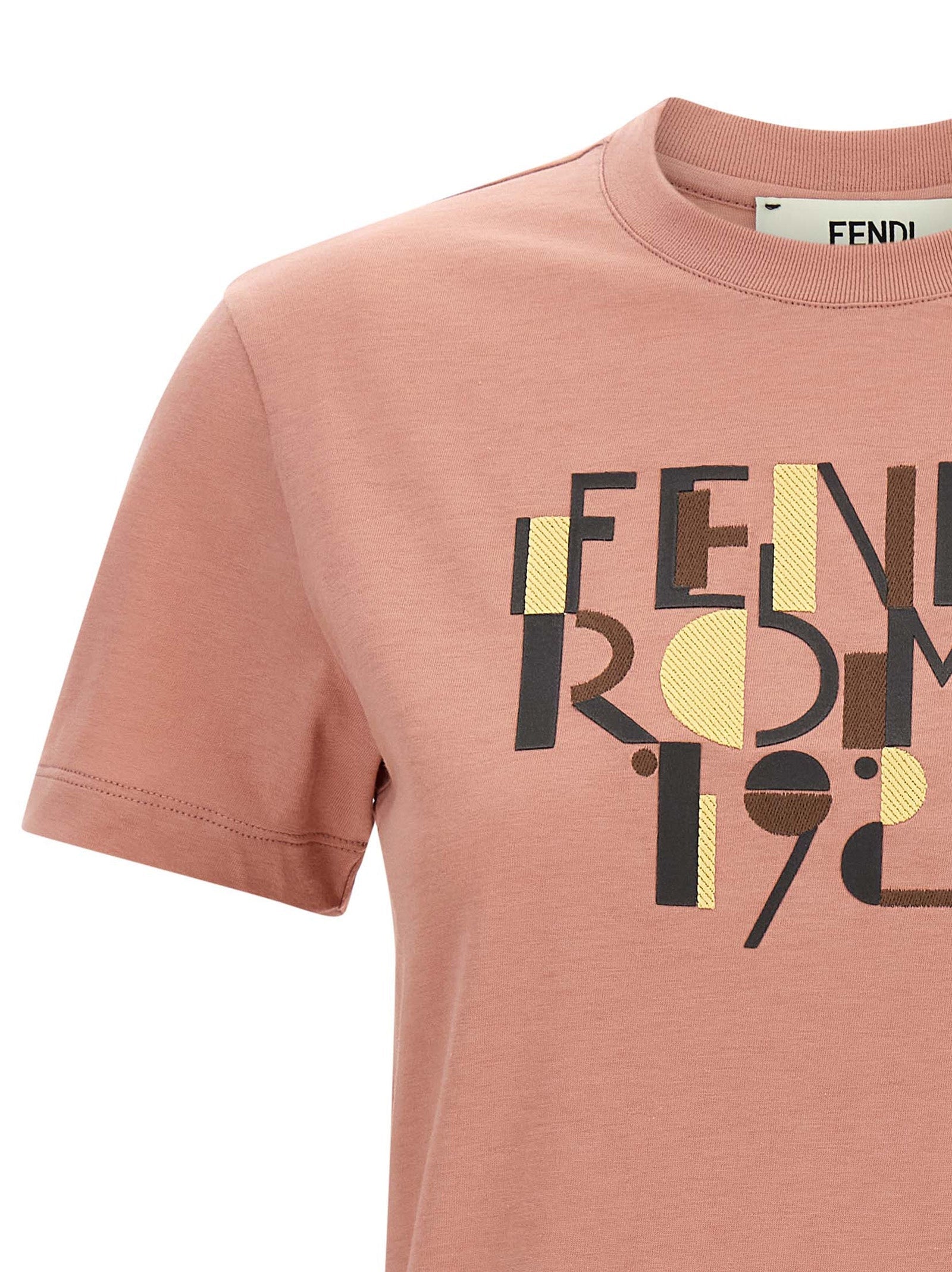 Fendi 'Fendi Roma 1925' Tシャツ - Image 4