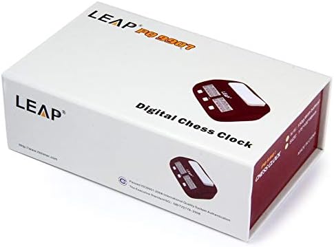 Digital Game Clock, Chess Clock, Compatible with Shogi, Go, Chess, Can be Used for Down and Up Timers, Japanese and English Display Instructions (English Display) Suitable for Professional Games and