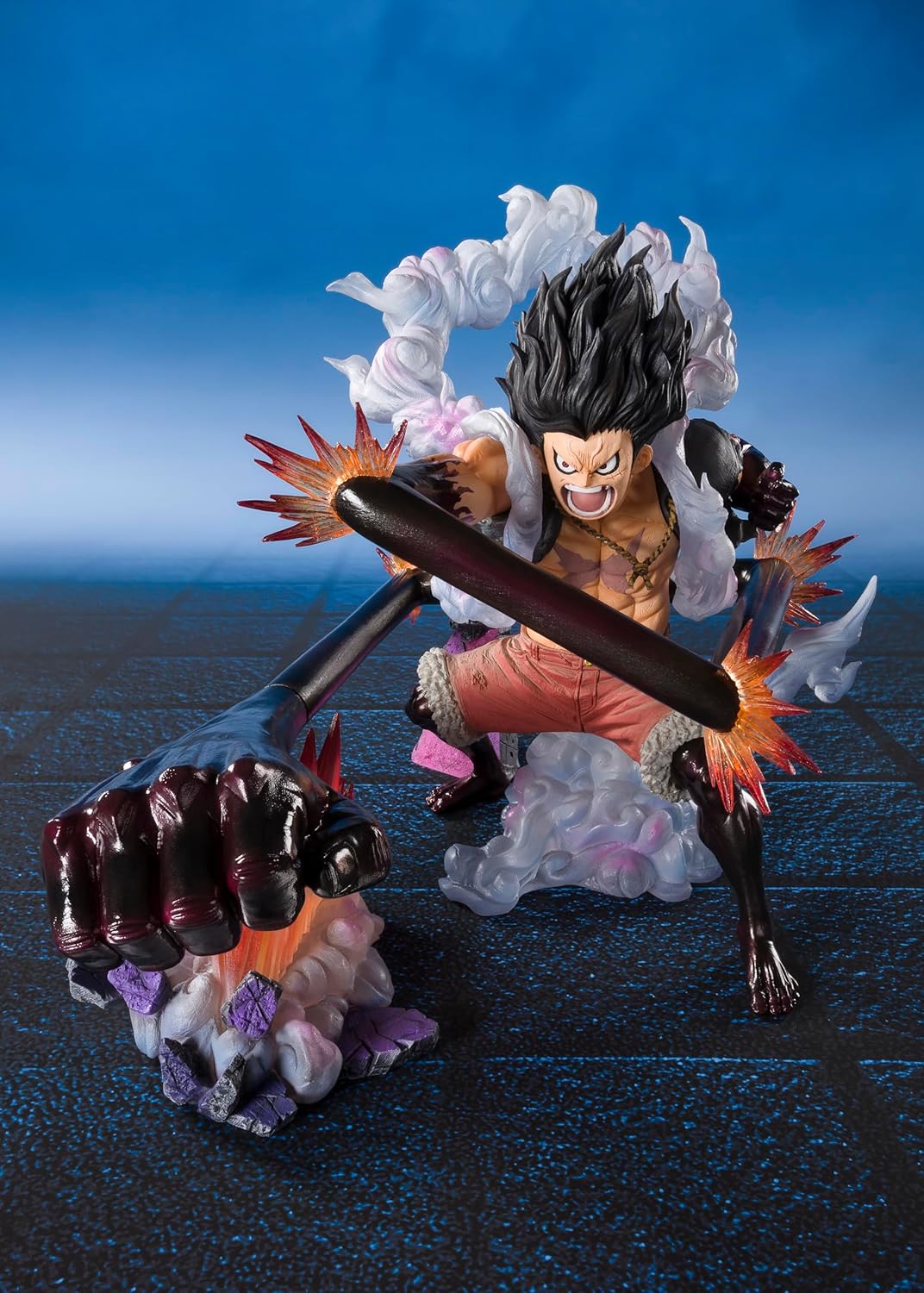 Tamashi Nations Figuarts Zero One Piece (Super Battle) Monkey D. Luffy Gear 4 Snake Man Osahai (Resale Version) Approx. 6.3 inches (160 mm), PVC & ABS Pre-painted Complete Figure