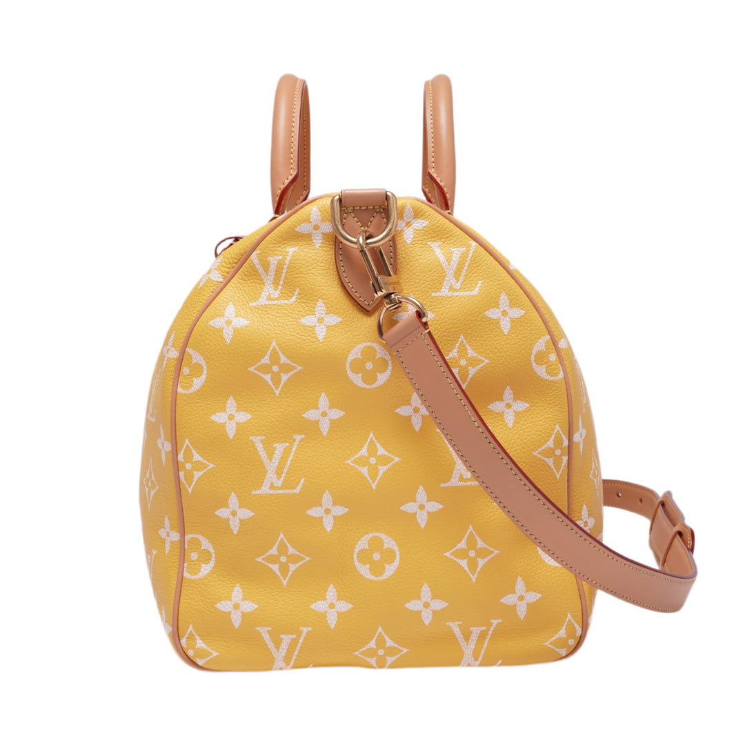 LOUIS VUITTON 'JAUNE MAT' SPEEDY P9 BANDOULIERE 40