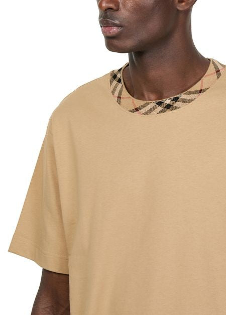 BURBERRY Check cotton t-shirt - Image 4