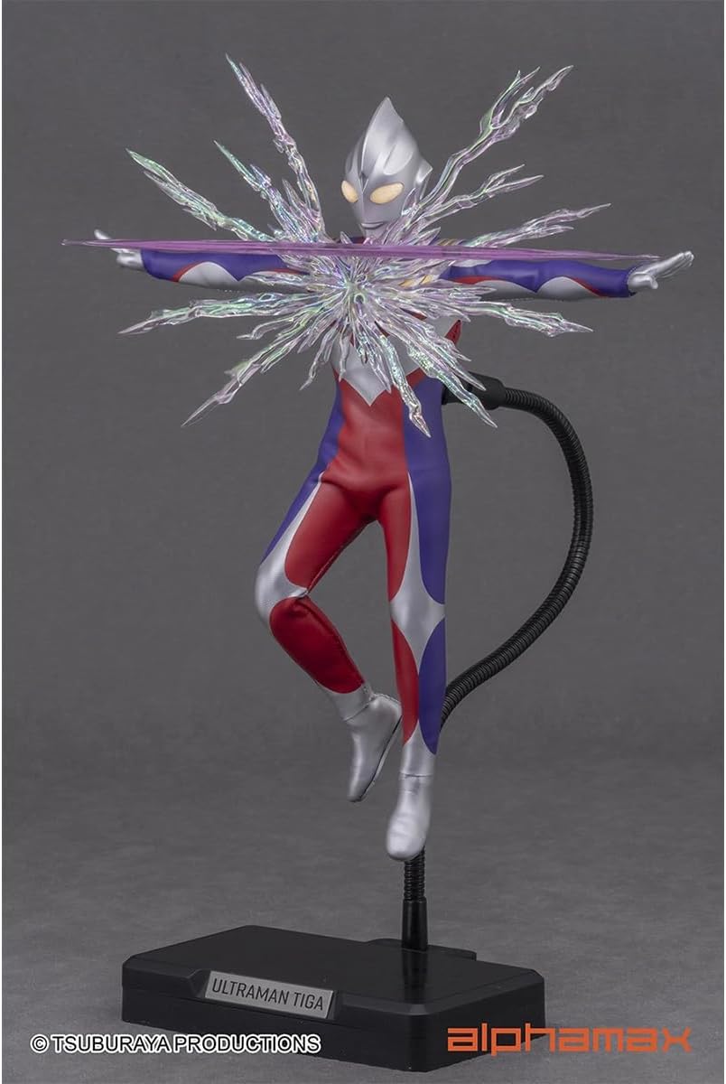 HiPlay Alphamax Ultraman Tiga 2.0 Action Figure, Painted, Finished Product