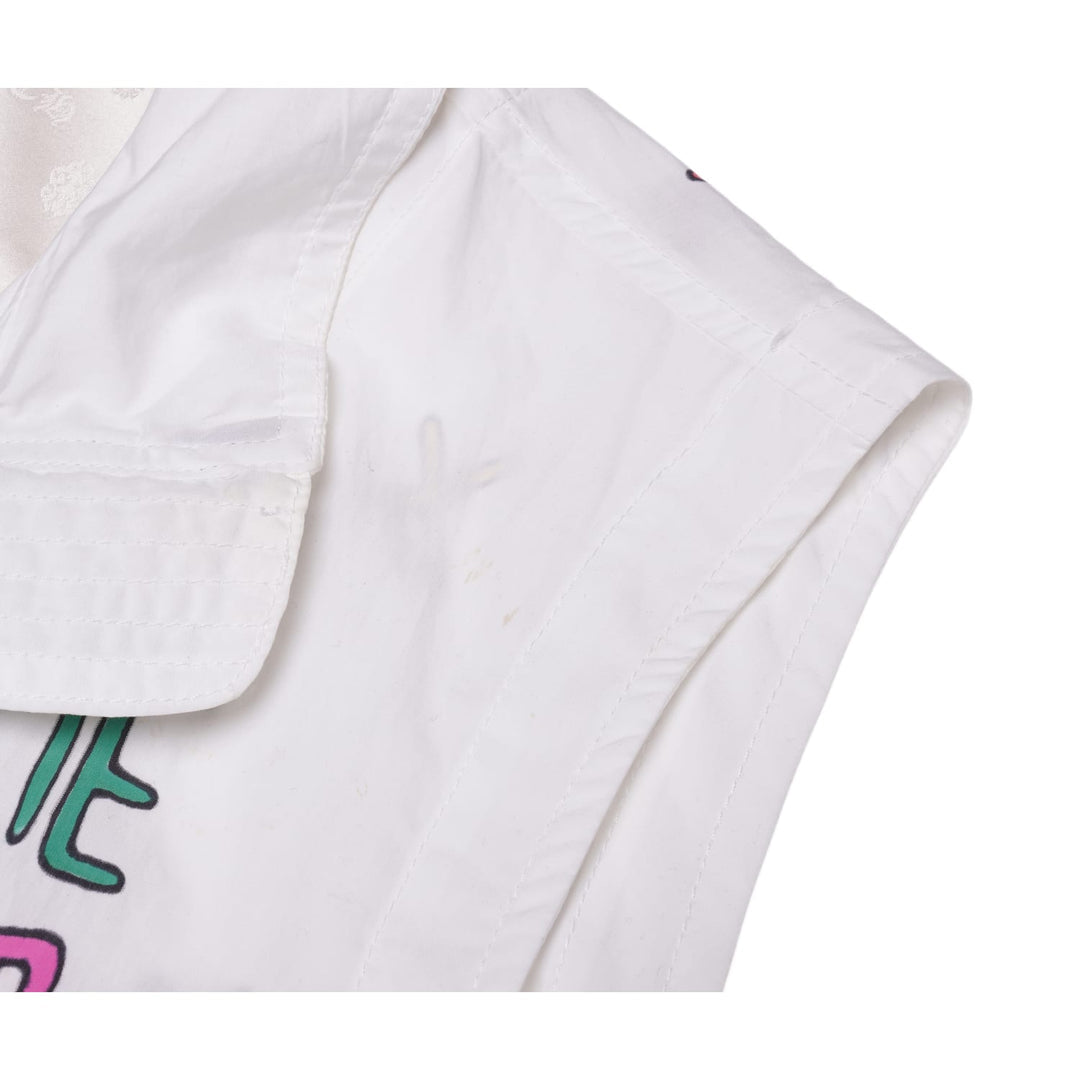 CHROME HEARTS MATTY BOY '5 STEPS AHEAD' WHITE VEST