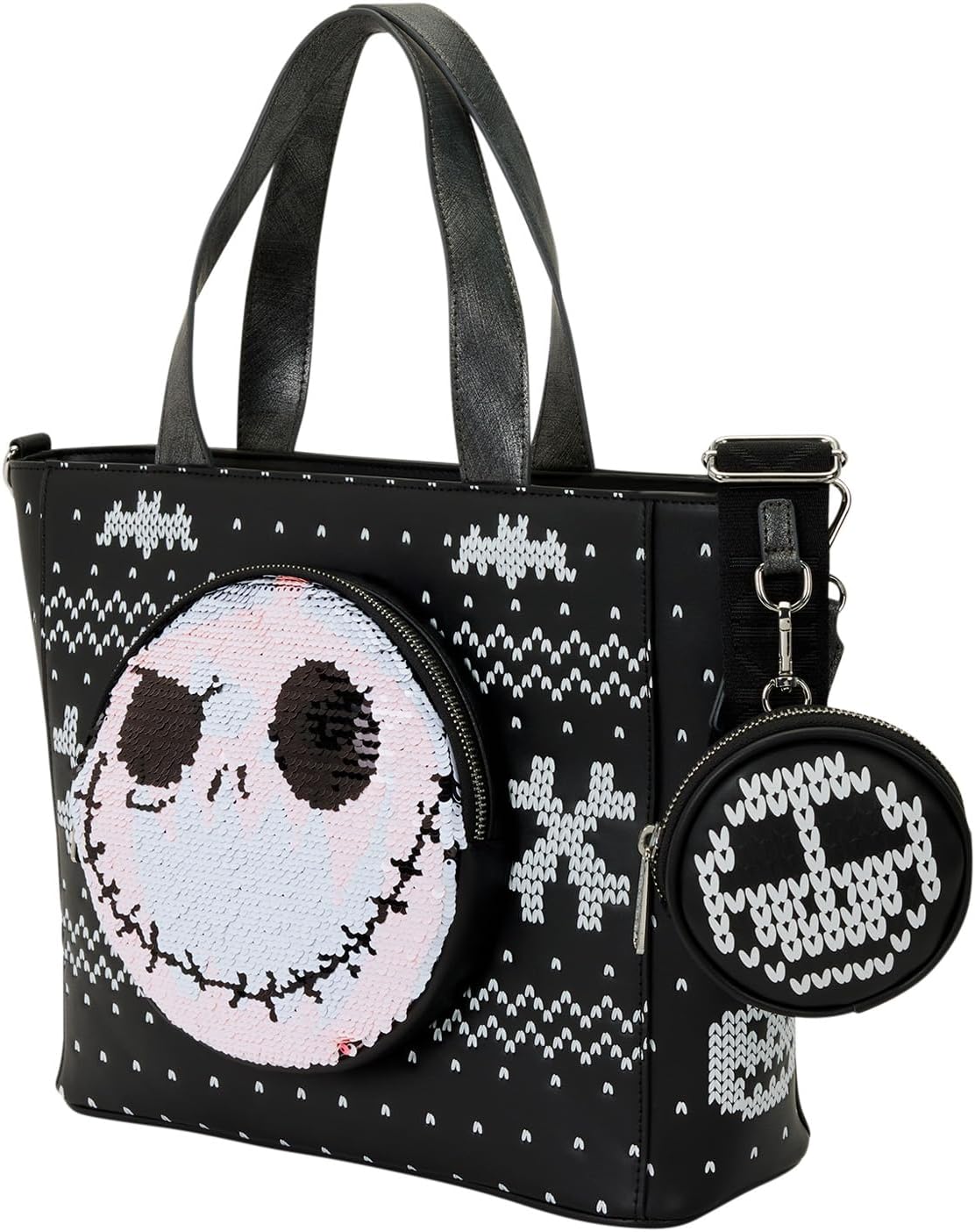 Loungefly Disney Nightmare Before Christmas Jack - Bolsa de mano con monedero