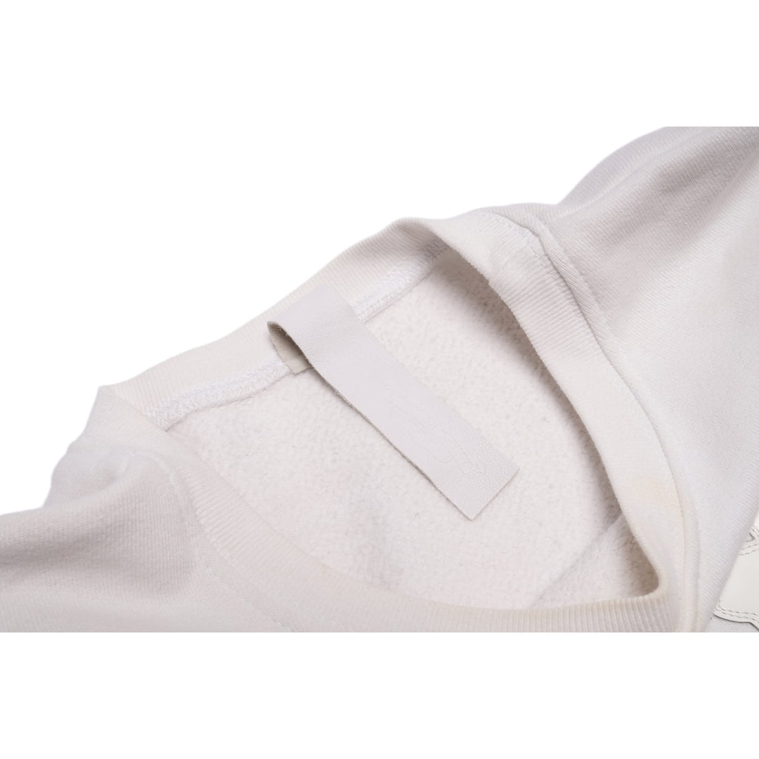 CHROME HEARTS 'TRIPLE WHITE' CROSS PATCH CREWNECK