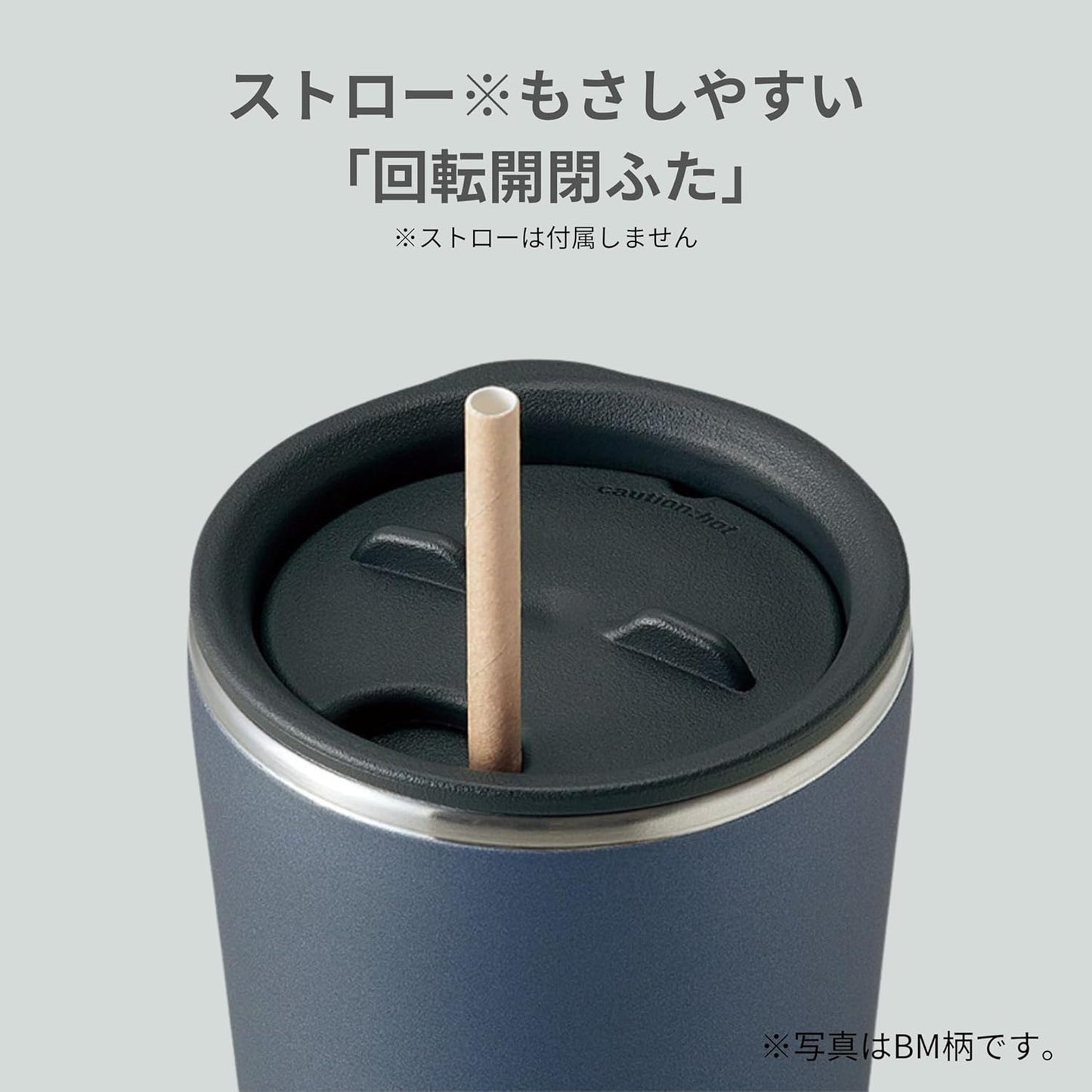 ZOJIRUSHI Tumbler 450ml with Lid, Rotating Lid, Stainless Steel Tumbler, for Office Work, Home Time, Keeps Hot and Cold, Ash Green SX-FA45-GZ