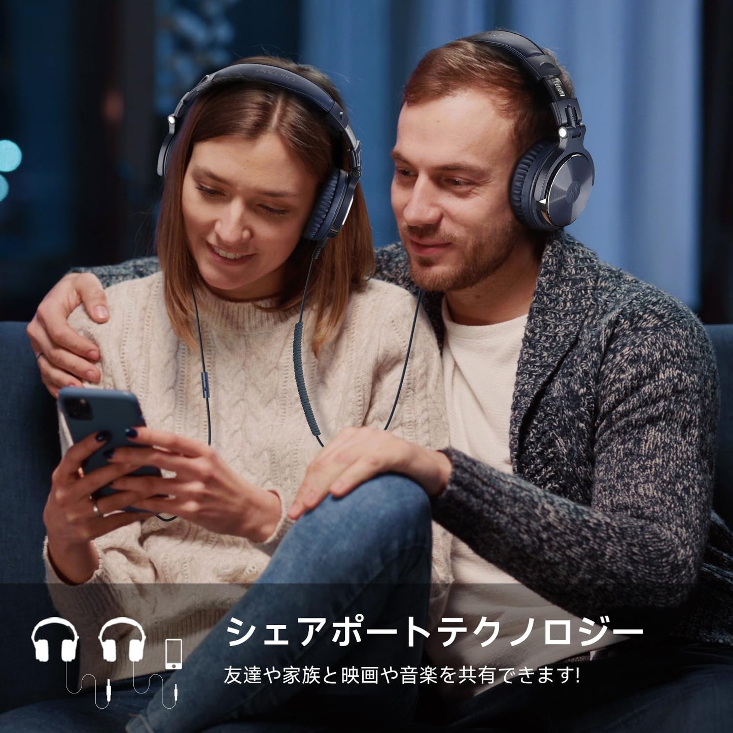 OneOdio Monitor Headphones DJ Headphones Suitable for Studio Recording/Instrument Practice/Mixing/TV Viewing/Movie Watching/Gaming and More