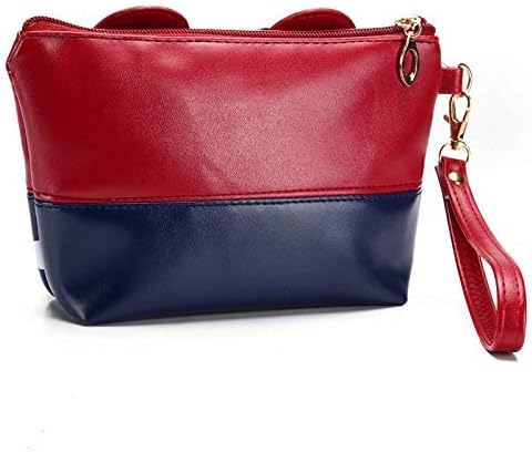 Mickey Make-Up Storage Bag, Women's PU Travel Bag with Bowknots, Premium Quality Large Toiletry Bag, Organiser for Women