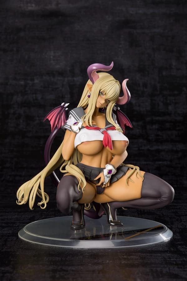 Sailor Succubus Sapphire -Poison Black- Comic Unreal Vol.33 Cover GAL Designed by Mogudan 1/6 Scale PVC Painted Complete Figure Reprint PVC286