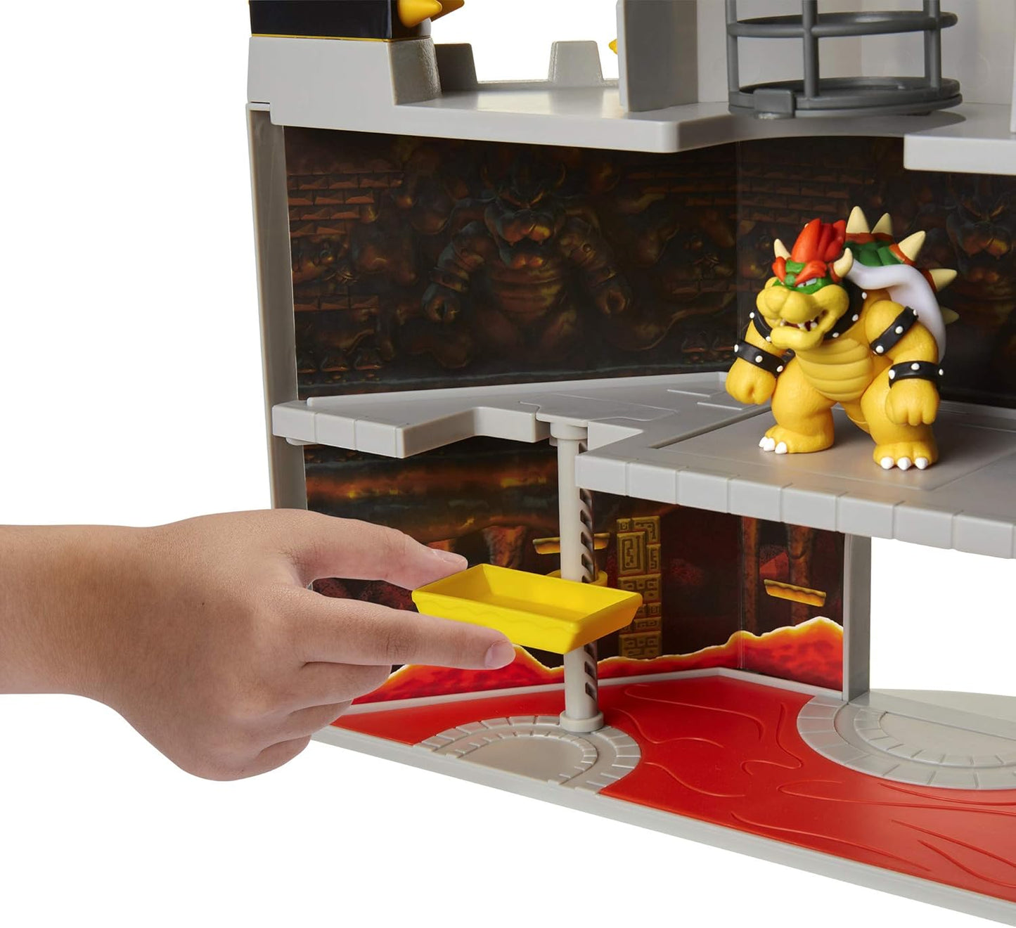 Sanei Boeki FPS-002 Super Mario Figure Collection DX Playset, Bowser Castle