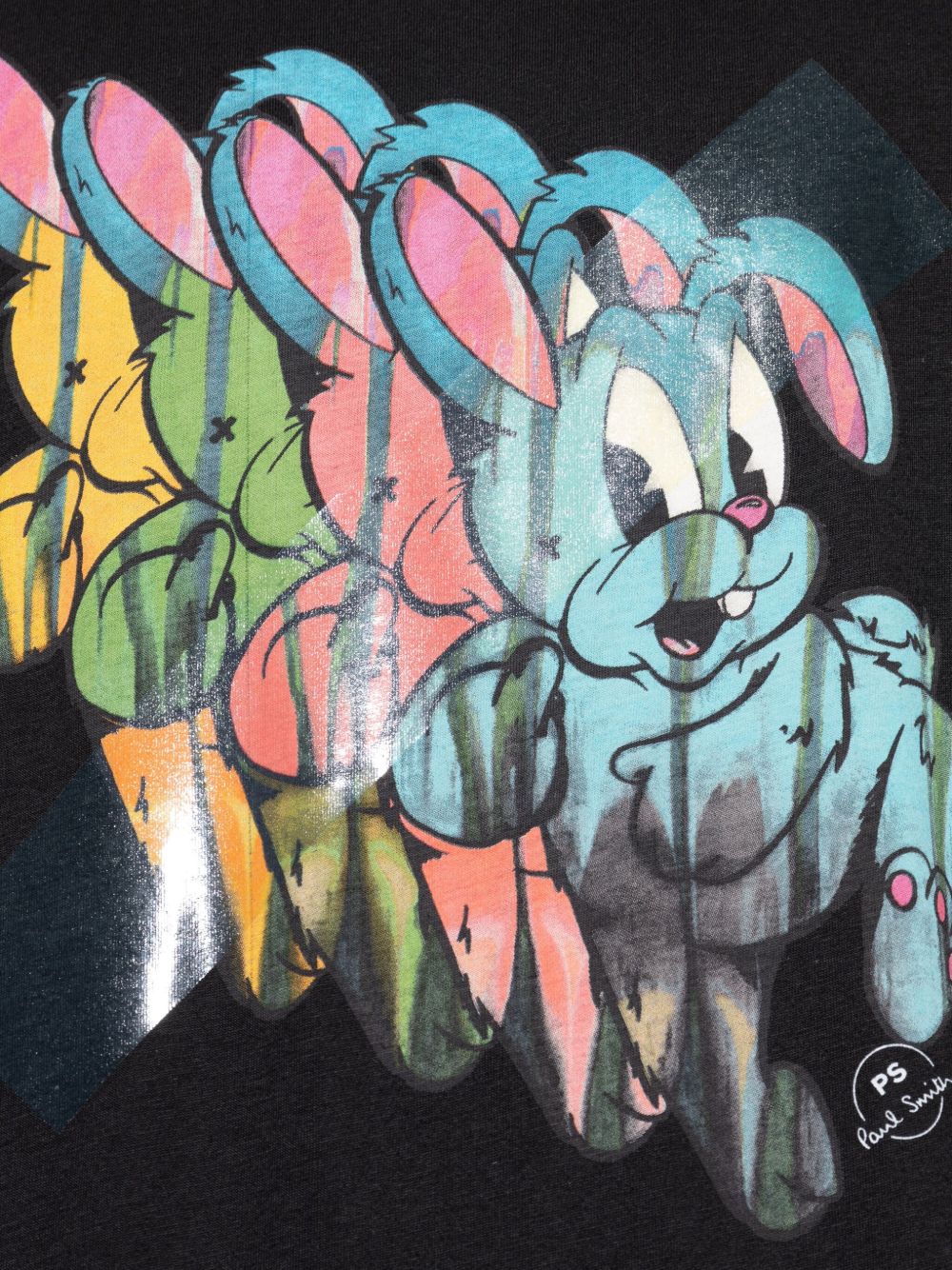 Paul PS By Paul Smith Bunny繰り返しコットンTシャツ - Image 4